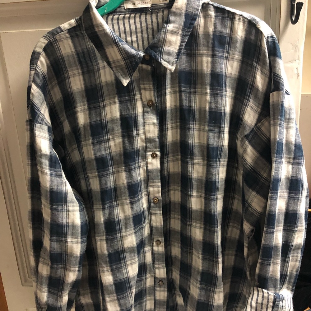 Long sleeve BLU PEPPER Size L or adult M